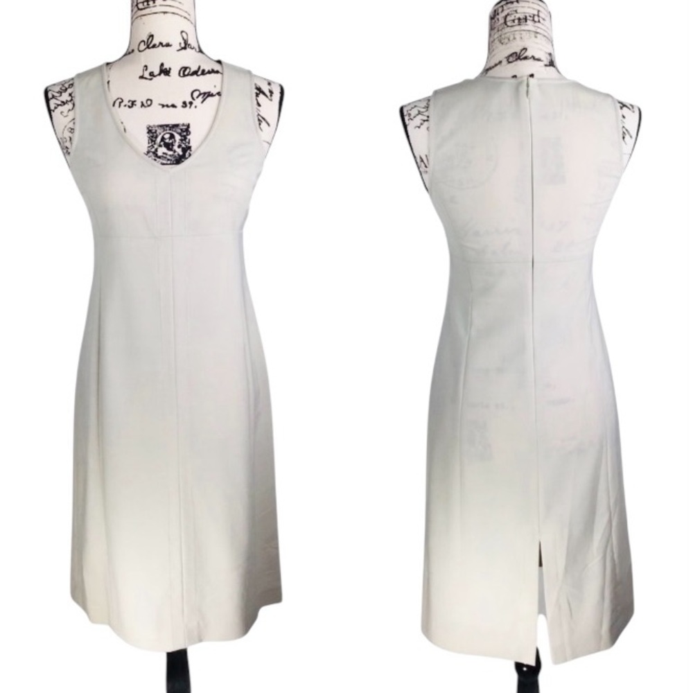 Theory - Stretch Wool Shift Dress in Kale Size 4